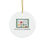 Miniatura: "Fa La La La Language" AAC -GreenTalker- Ceramic Holiday Ornament
