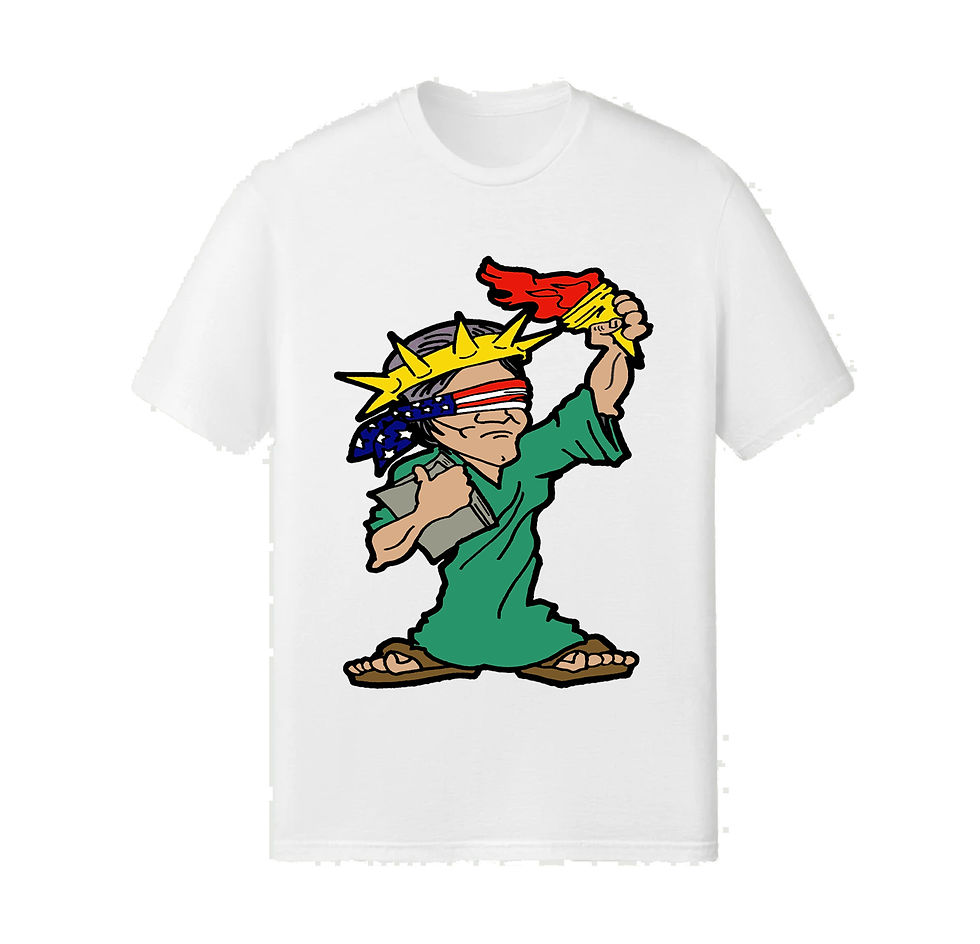 Thumbnail: Karte Blanche "Lady Liberty" Mascot t-shirt
