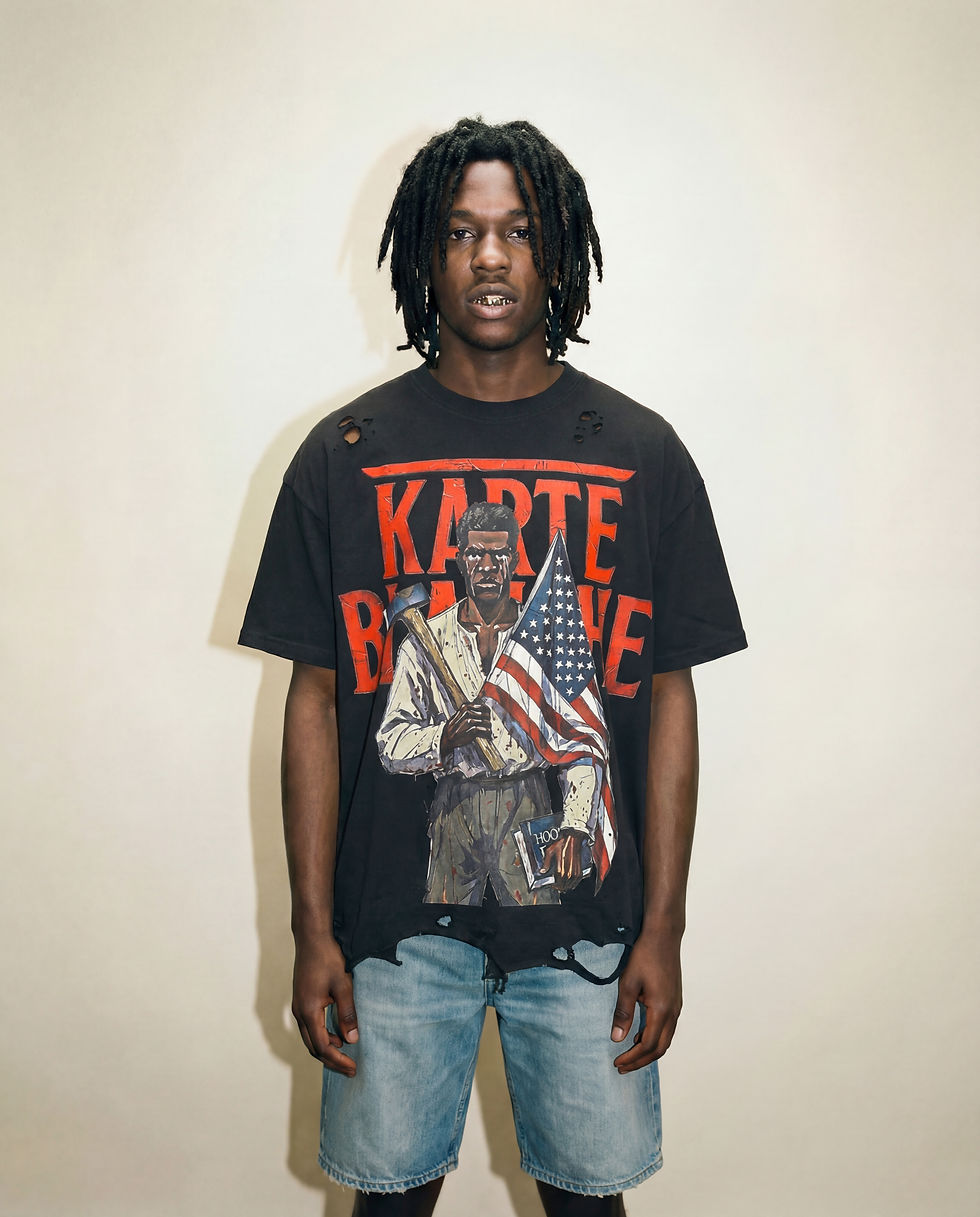 Thumbnail: Karte Blanche “Nat Turner” destroyed tee