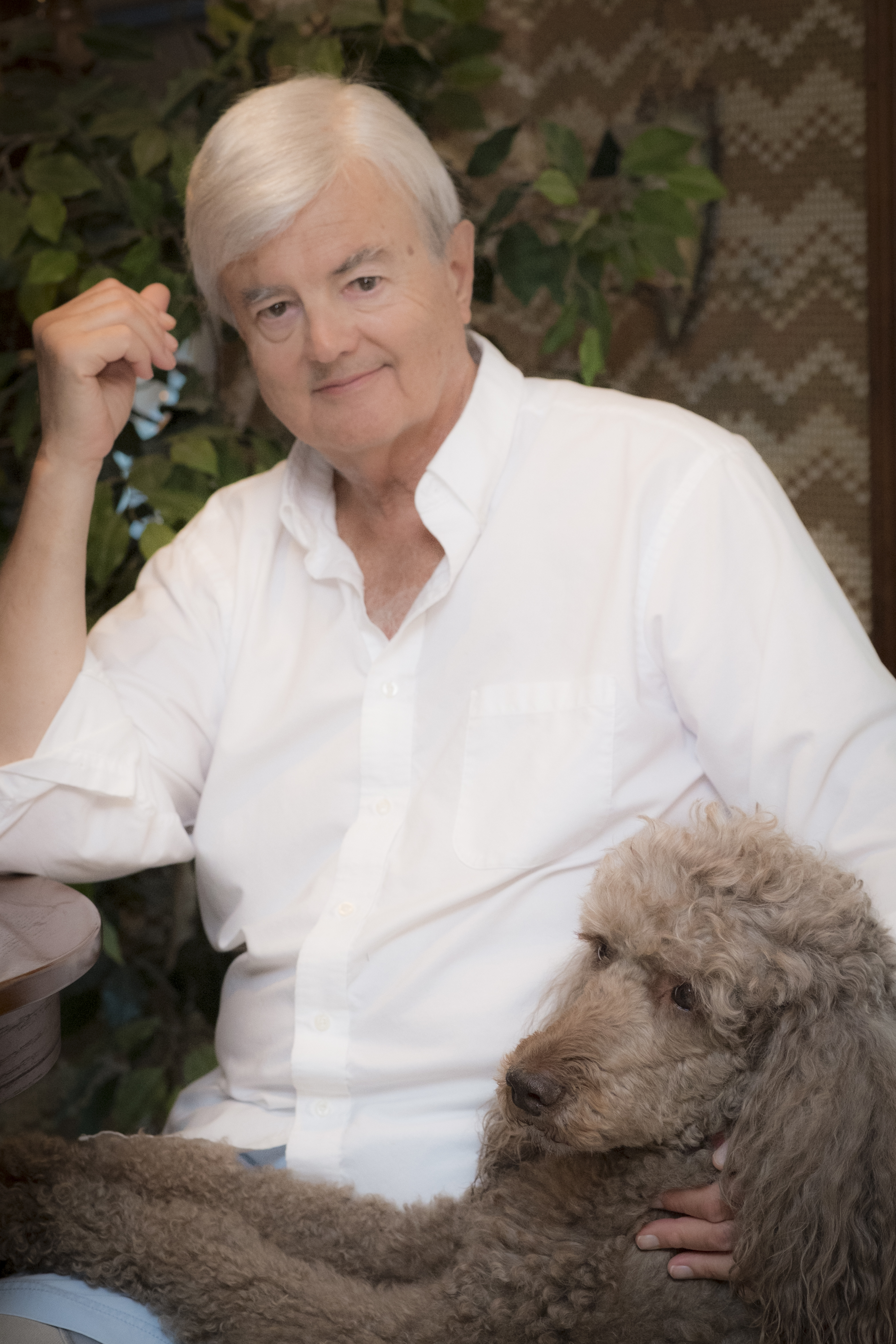 Man with dog