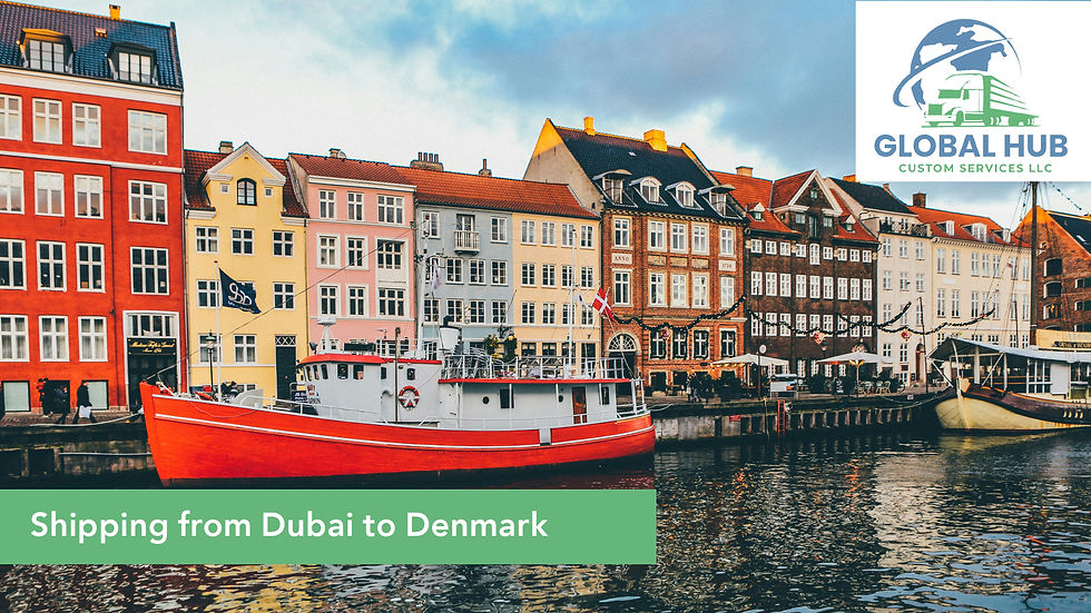 Shipping from UAE to Denmark