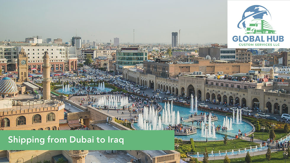 Shipping from UAE to Iraq