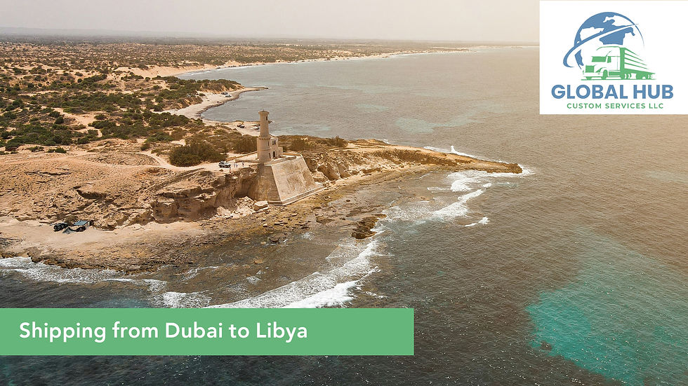 Shipping from UAE to Libya