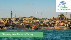 Shipping from UAE to Turkey