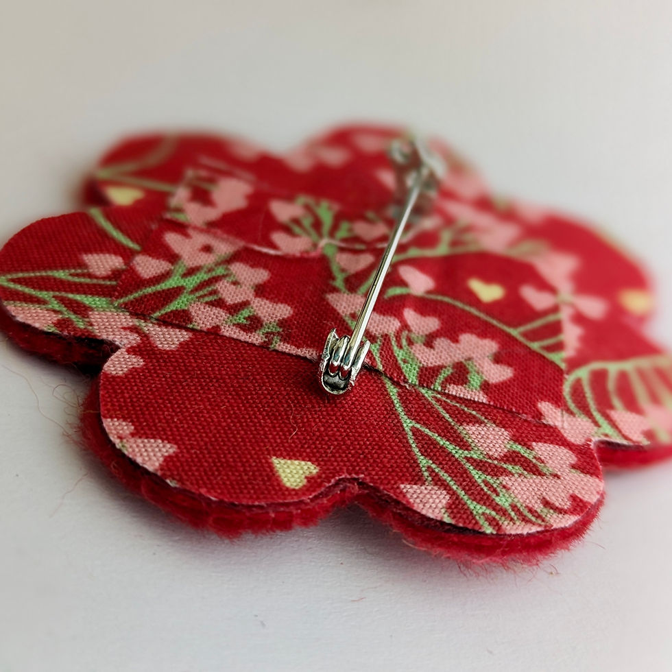 Thumbnail: Felt Flower Badge