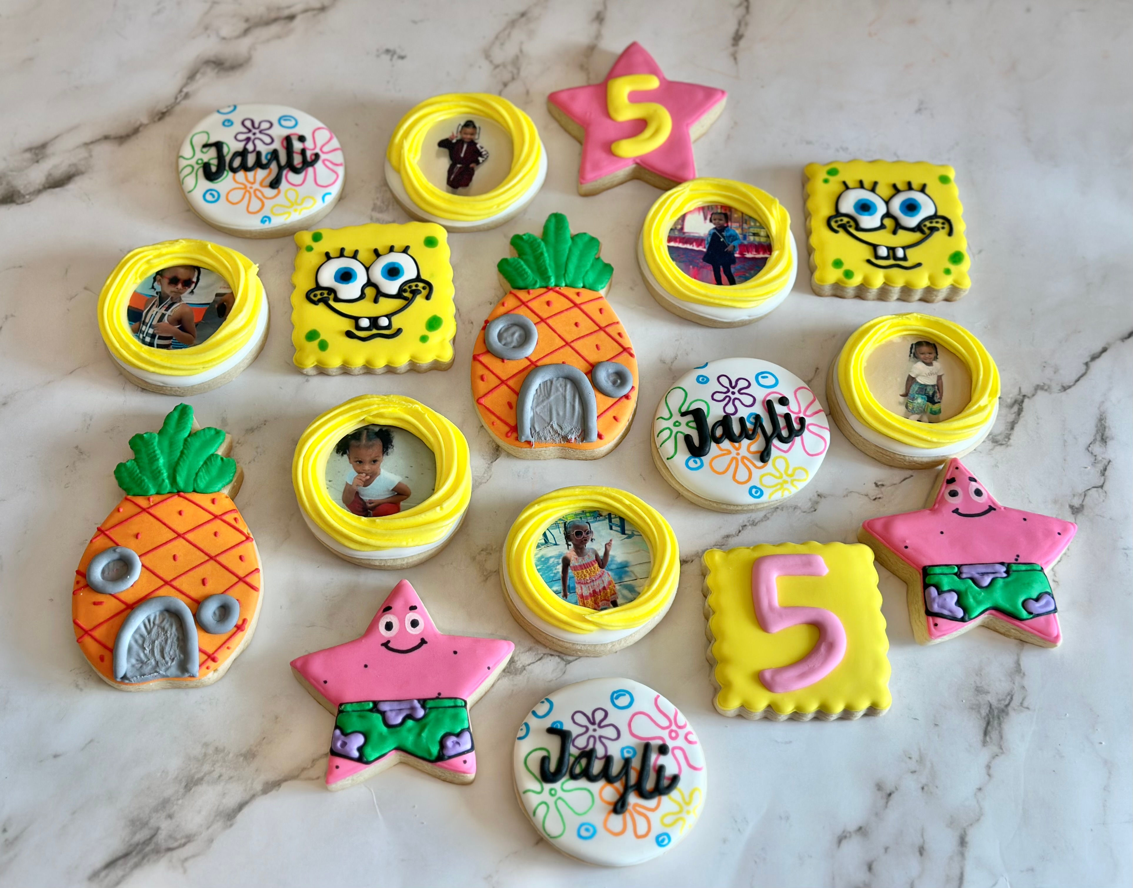 SPONGEBOB BIRTHDAY COOKIES 2