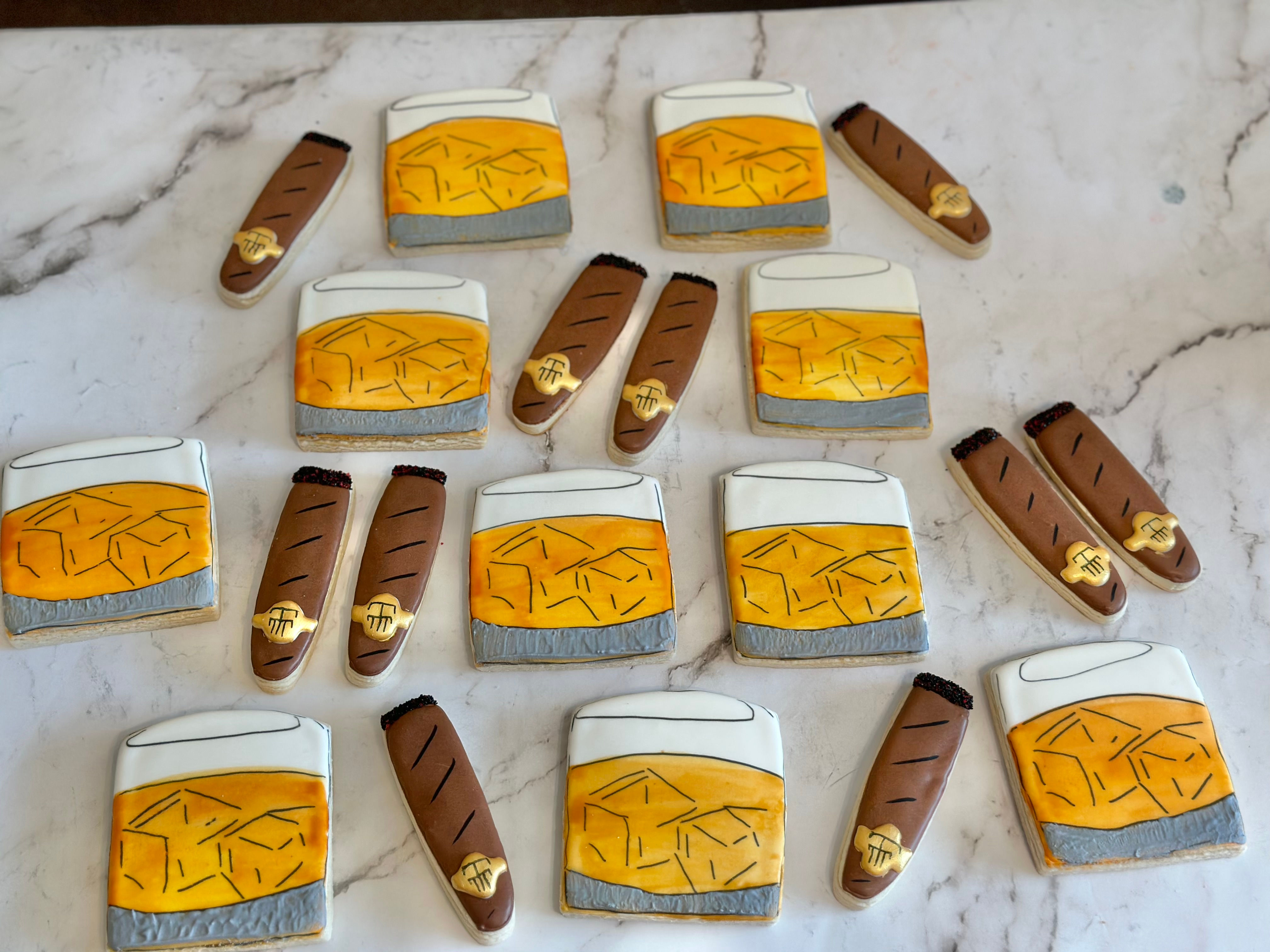 CIGAR AND WHISKEY COOKIES