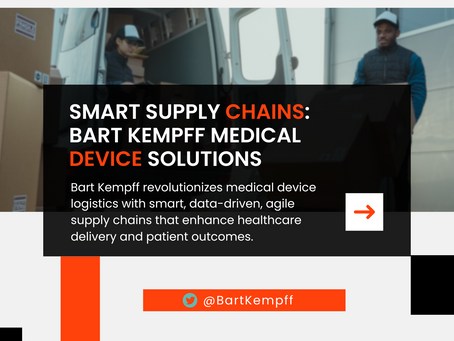 Smart Supply Chains: Bart Kempff Medical Device Solutions