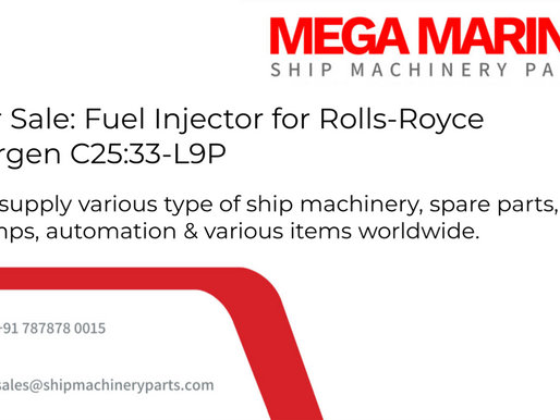 For Sale: Fuel Injector for Rolls-Royce Bergen C25:33-L9P