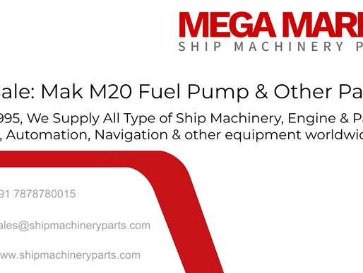 Worldwide Shipping: Mak M20 Fuel Pump & Other Parts