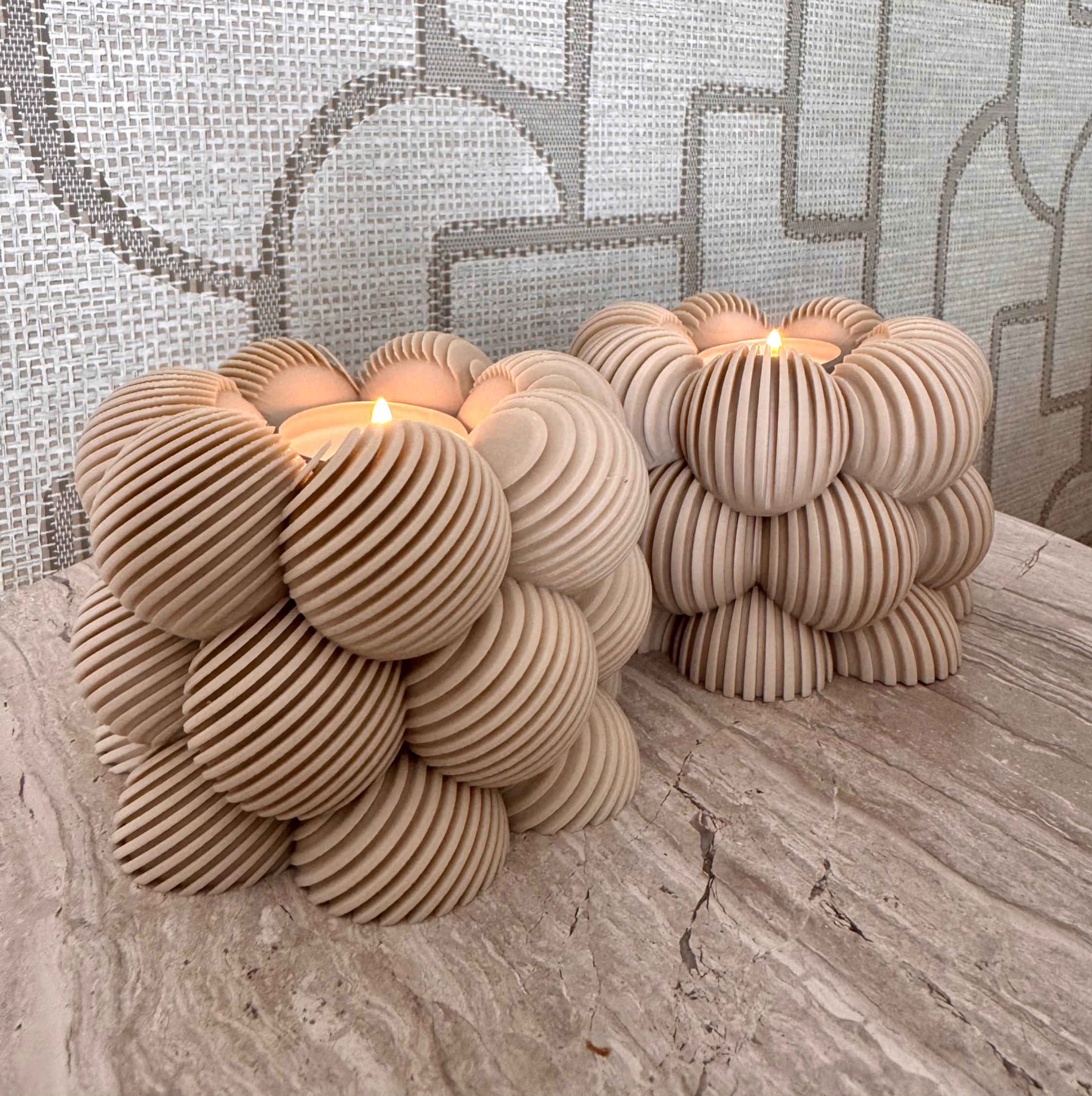 Set Waxinelichthouders