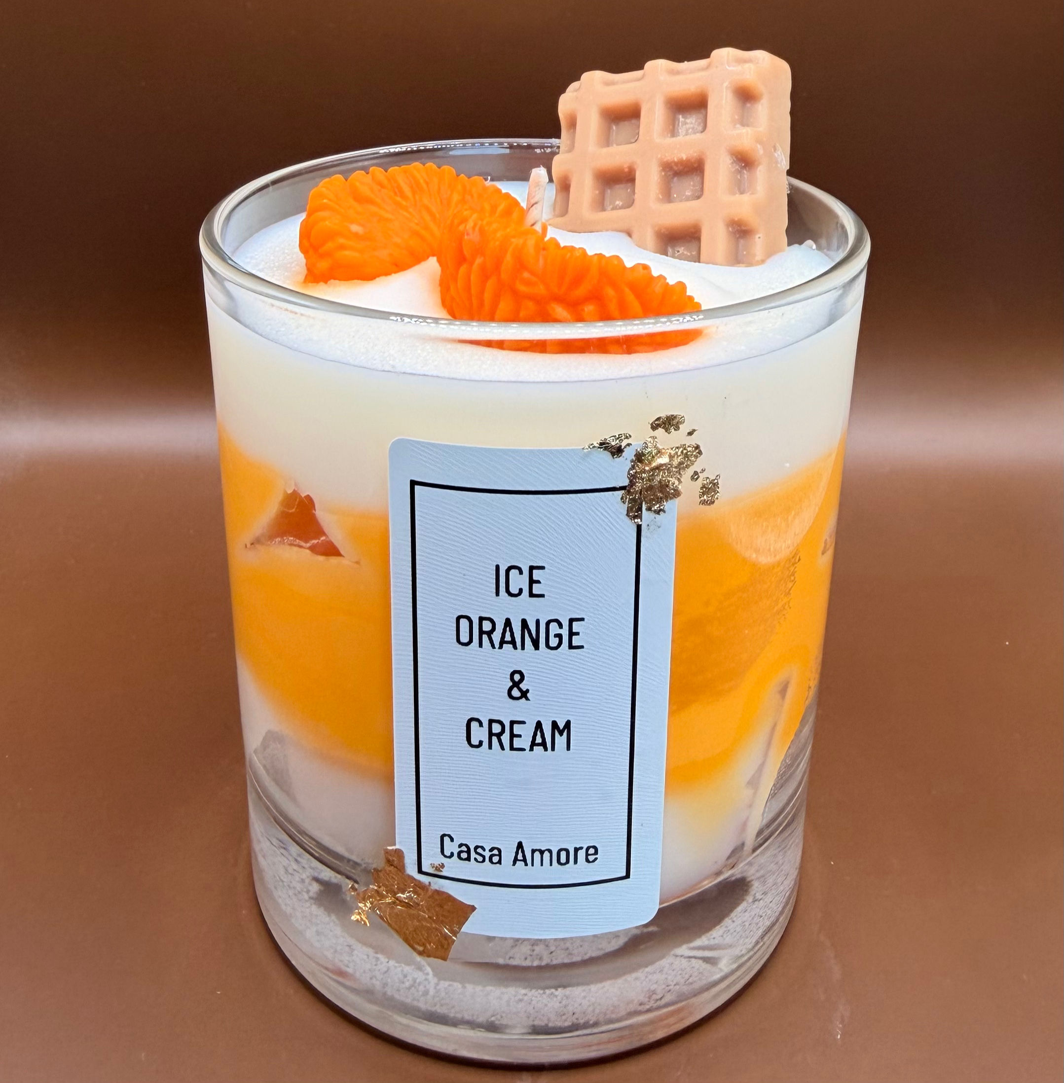 Ice Mandarin & Cream kaars