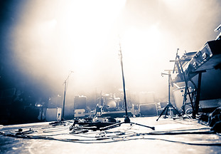 O palco