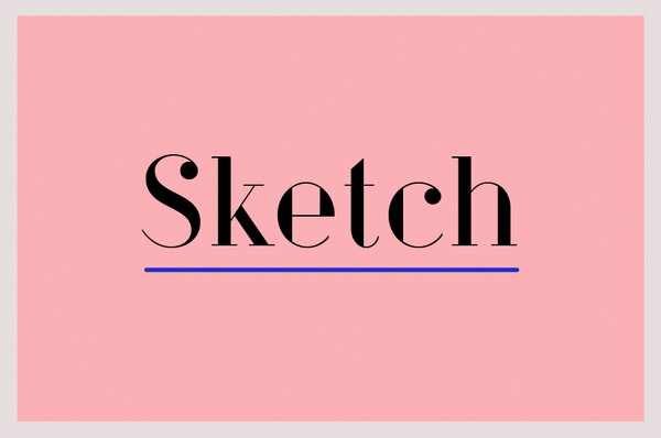 Sketching is such an essential part of the creative process.