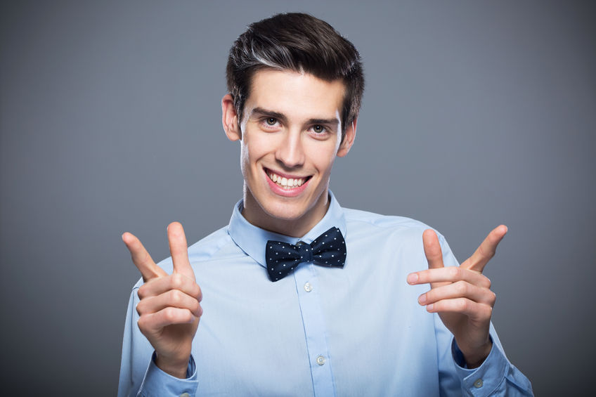 Stock Photo - young man smiling
