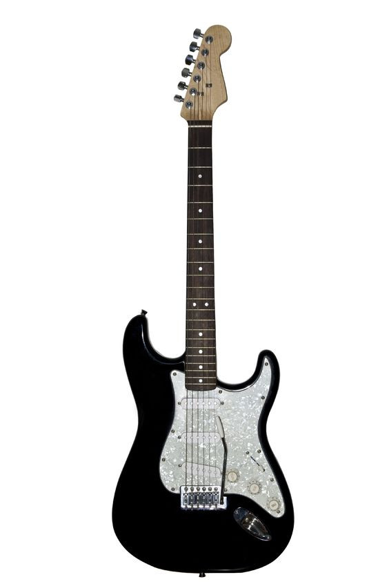 Stock Photo - Electric guitar on the white