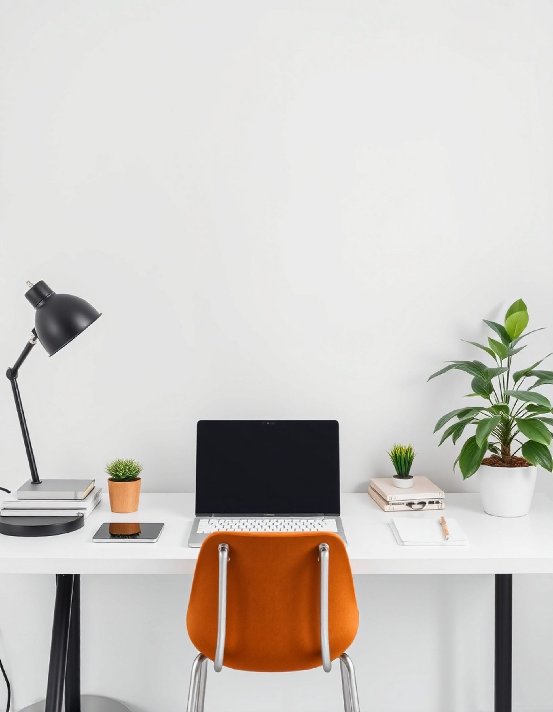 minimal home office