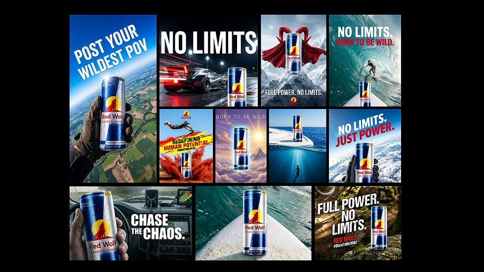 One Idea, Endless Content: How We Turned a Single Red Wolf Creative into a Multi-Platform Campaign.