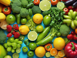 fresh vegetables and fruit