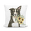 Thumbnail: Pillow - Collie with Sunflowers