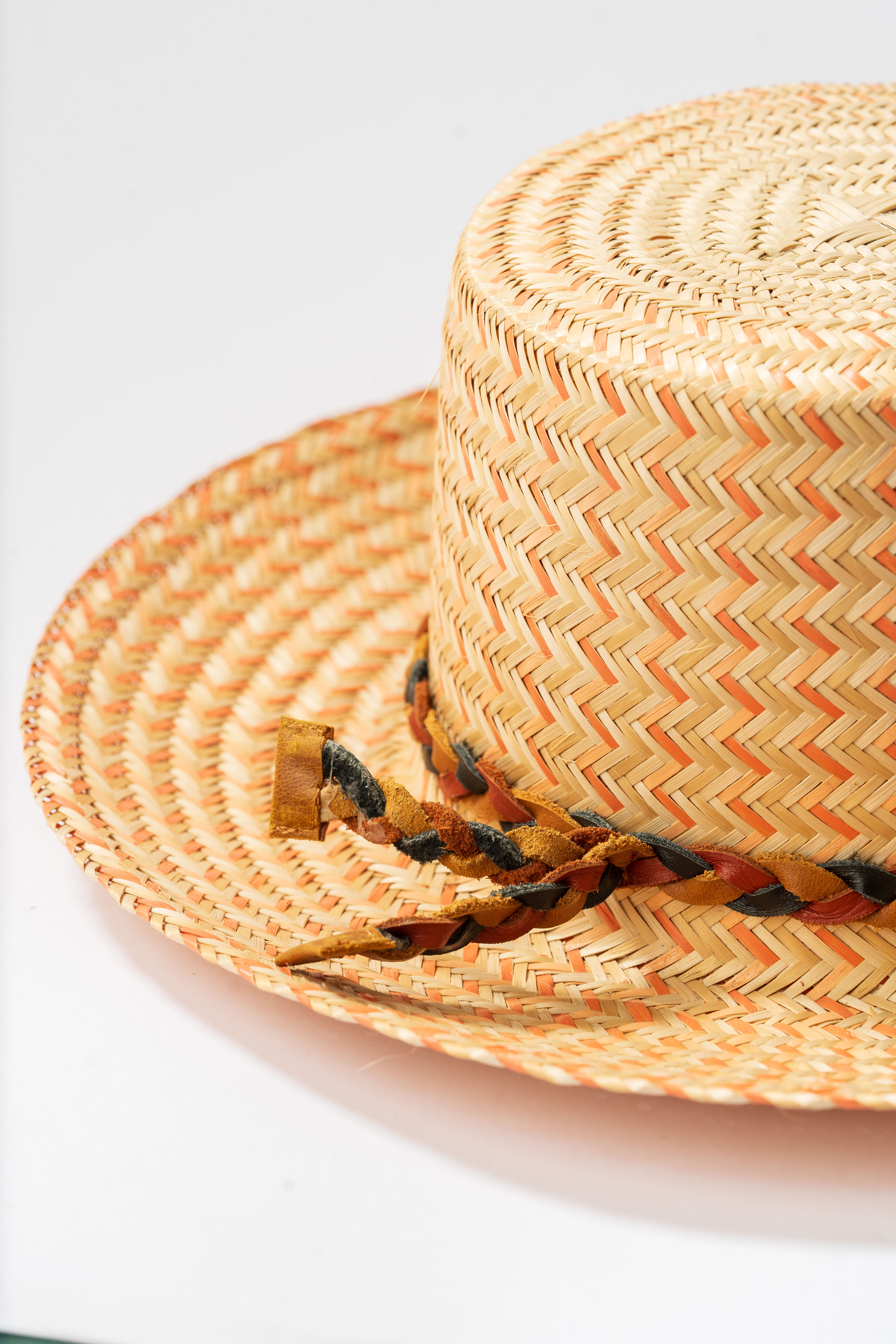 Hat - Woven Palm - Walee Pink - Medium