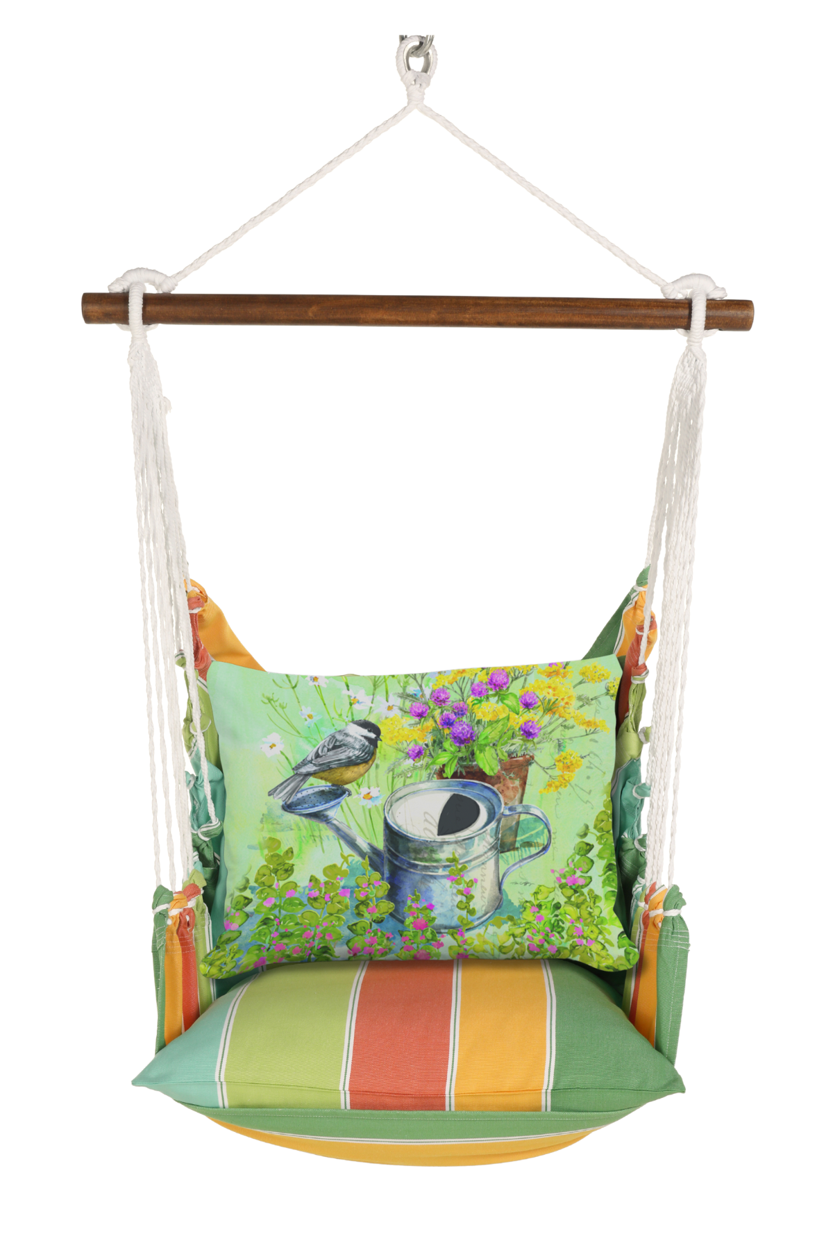 Hammock Swing 4-piece Set - Tropical Breeze w/ Chickadee with Watering Can