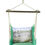 Thumbnail: Hammock Swing 4-piece Set - Seafoam Green Solid w/ Seagulls on Beach pillow