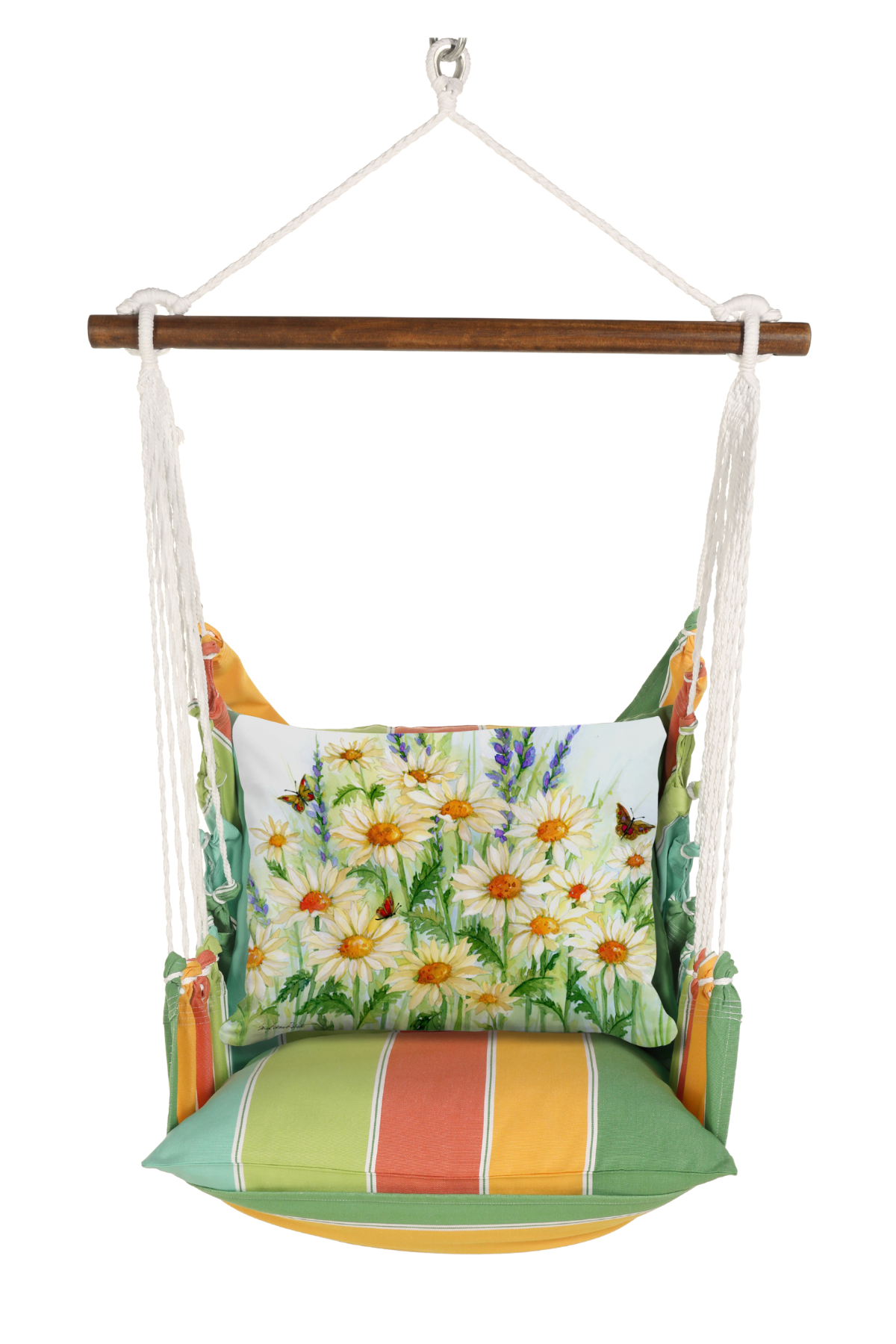Hammock Swing 4-piece Set - Tropical Breeze w/ Daisies Field