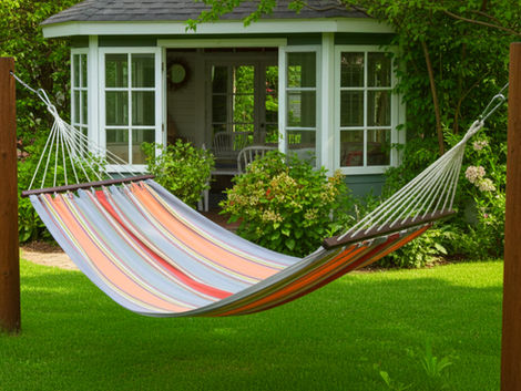 Serene Sunset Hammock