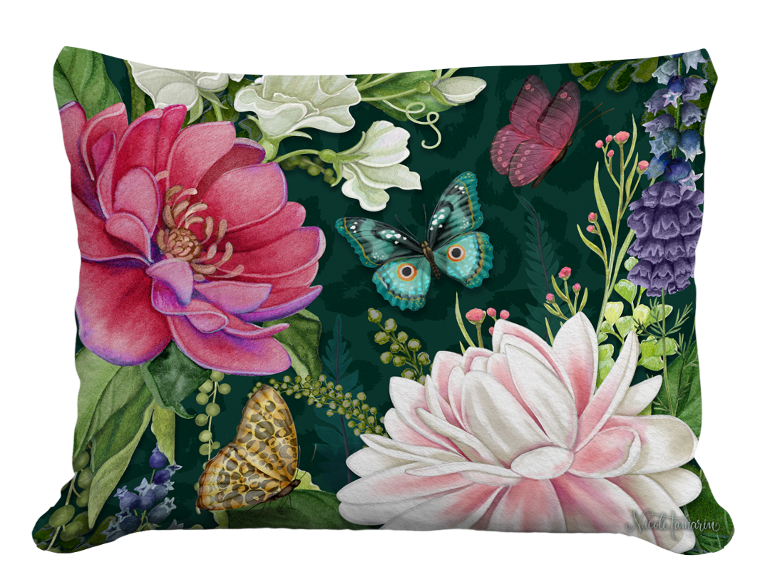 Pillow - Garden Flowers Mystique