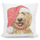Thumbnail: Pillow - Doodle with Christmas Hat