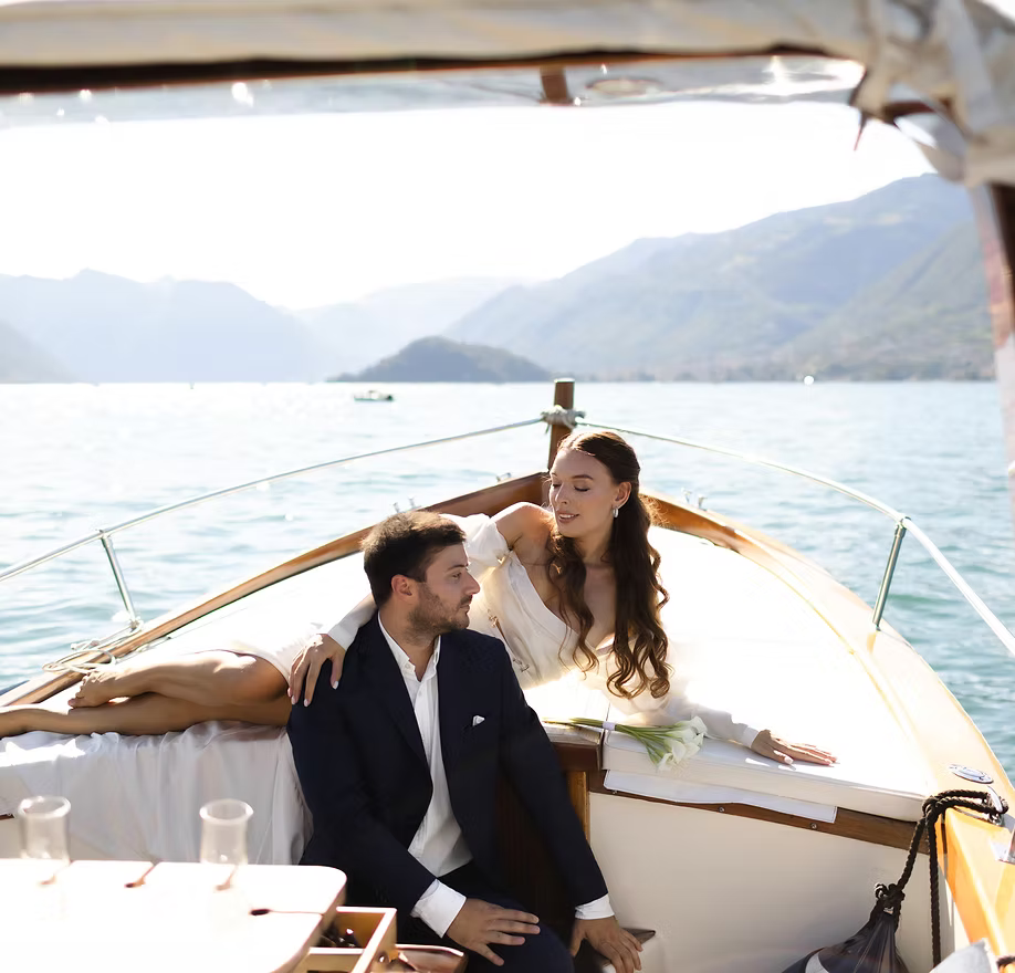Lake Como intimate wedding