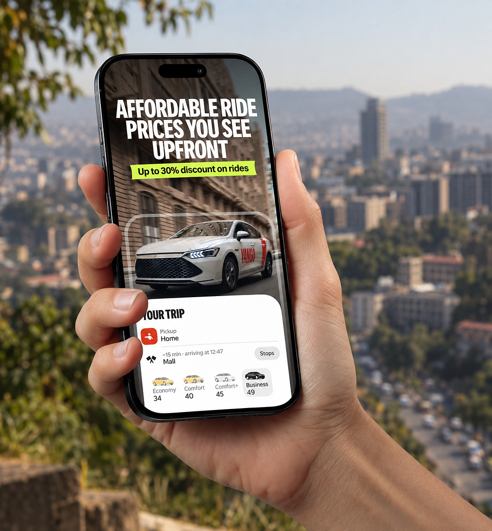 Ride-hailing and transportation services in Addis Ababa
