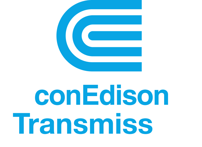 Blue ConEdison Transmies logo, featuring a stylized C/E symbol.