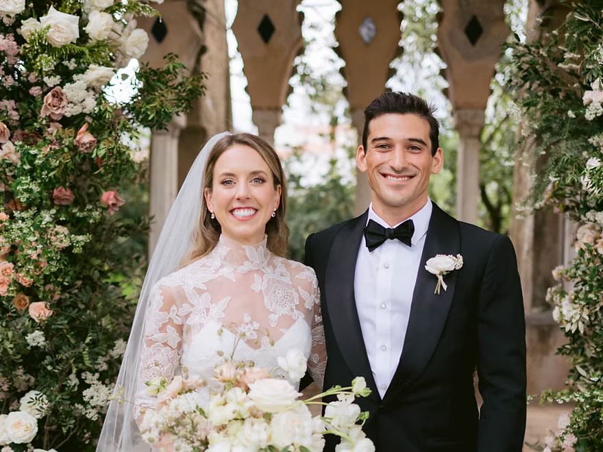 Wedding hair and makeup Rome outdoor ceremony look - BLBS