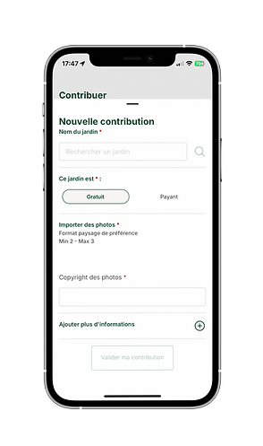 Contribuer en proposant de slieux