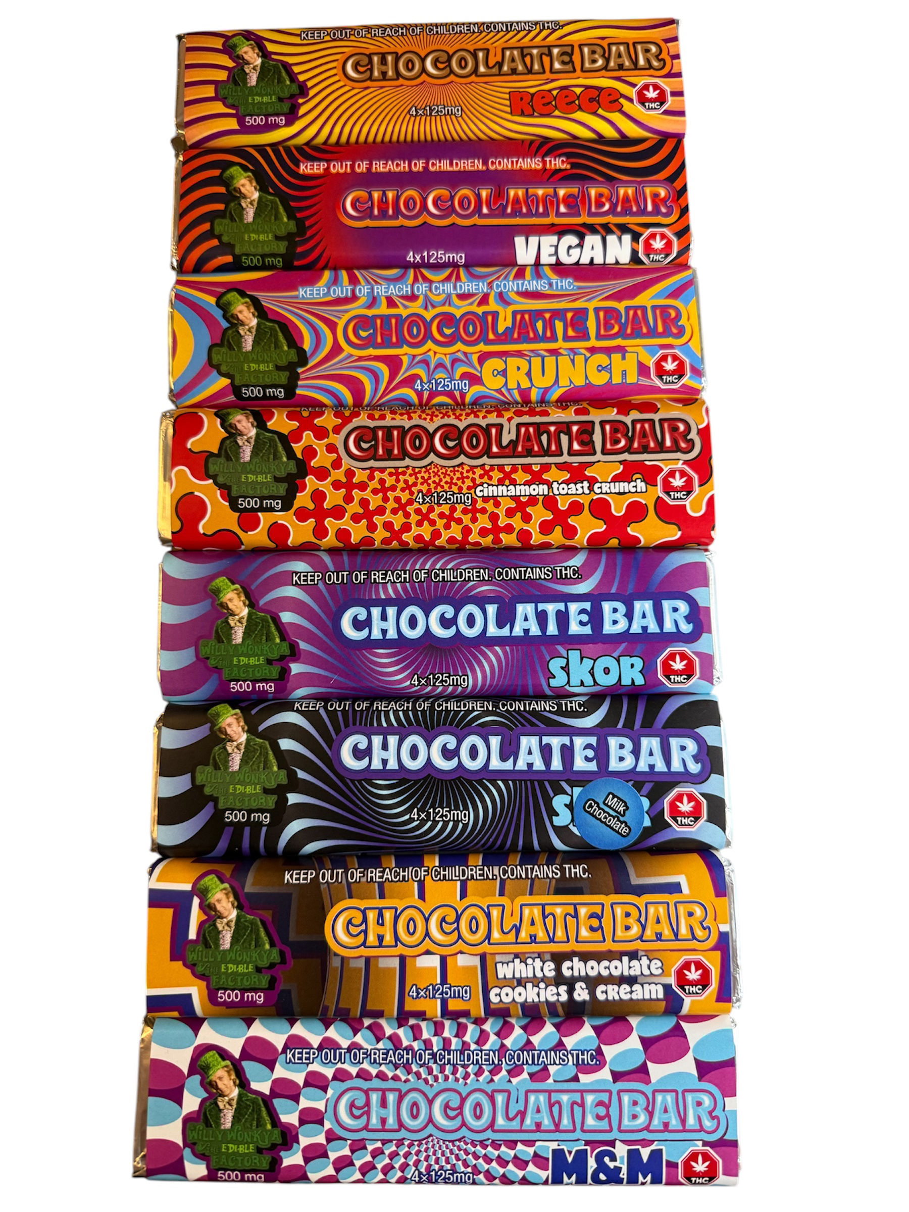 Willy Wonka Bars 500MG