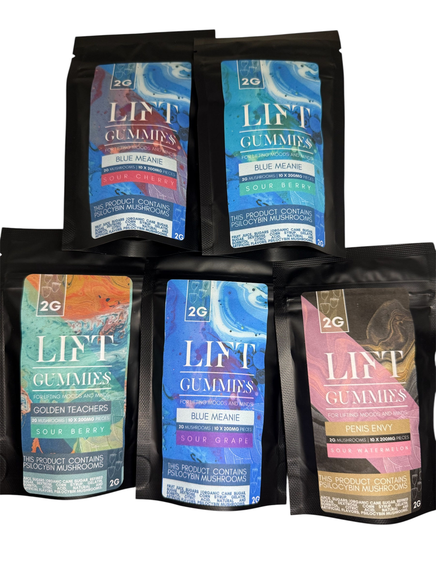 Lift Phycadelic Mushroom Gummies 2G