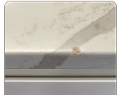 Stoneright Benchtop repairs chips in stone and marble kitchen benchtops and bathrooms