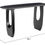 Thumbnail: Contemporary black acacia wood console table
