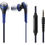 Thumbnail: Audio-Technica ATH-CKS550iS Solid Bass In-Ear Headphones w/ In-line Mic, Blue