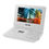 Thumbnail: 9" Portable CD/DVD Player, Built-in Battery, USB/SD Card Memory Readers (White)