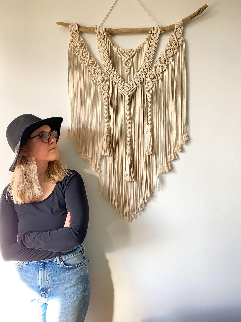 Makramee Wandbehang 75x100cm