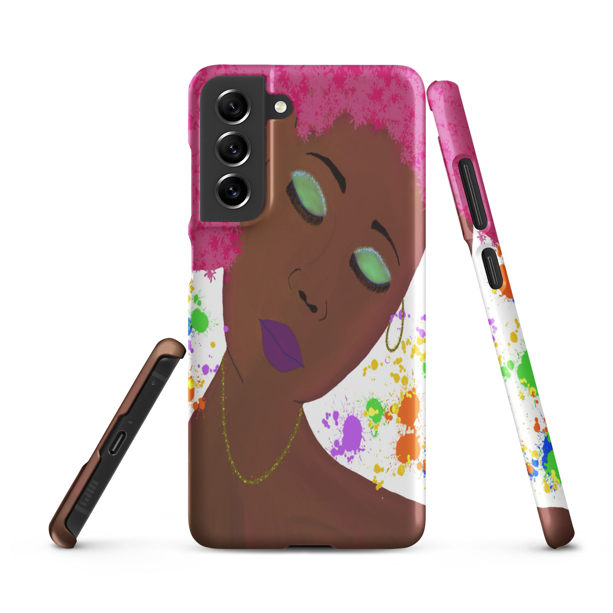 'Melanin Blossom' Snap case for Samsung®
