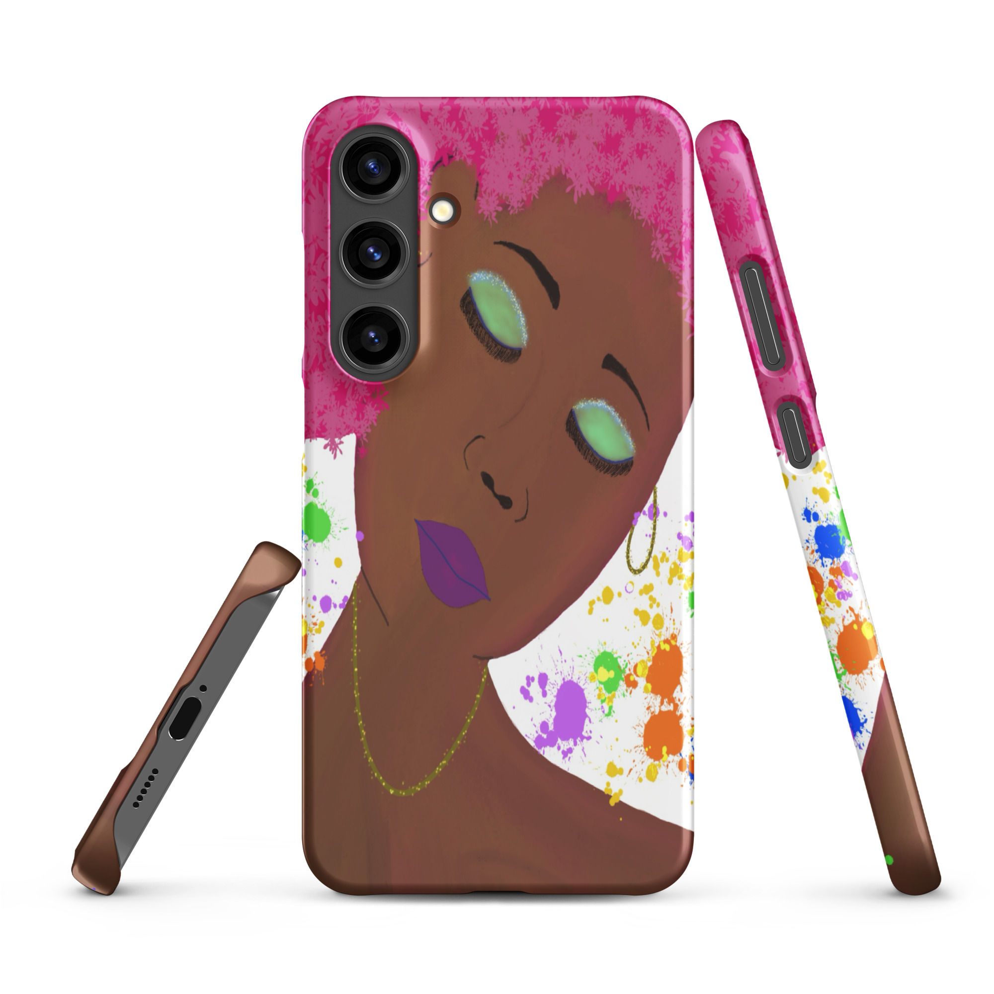 'Melanin Blossom' Snap case for Samsung®