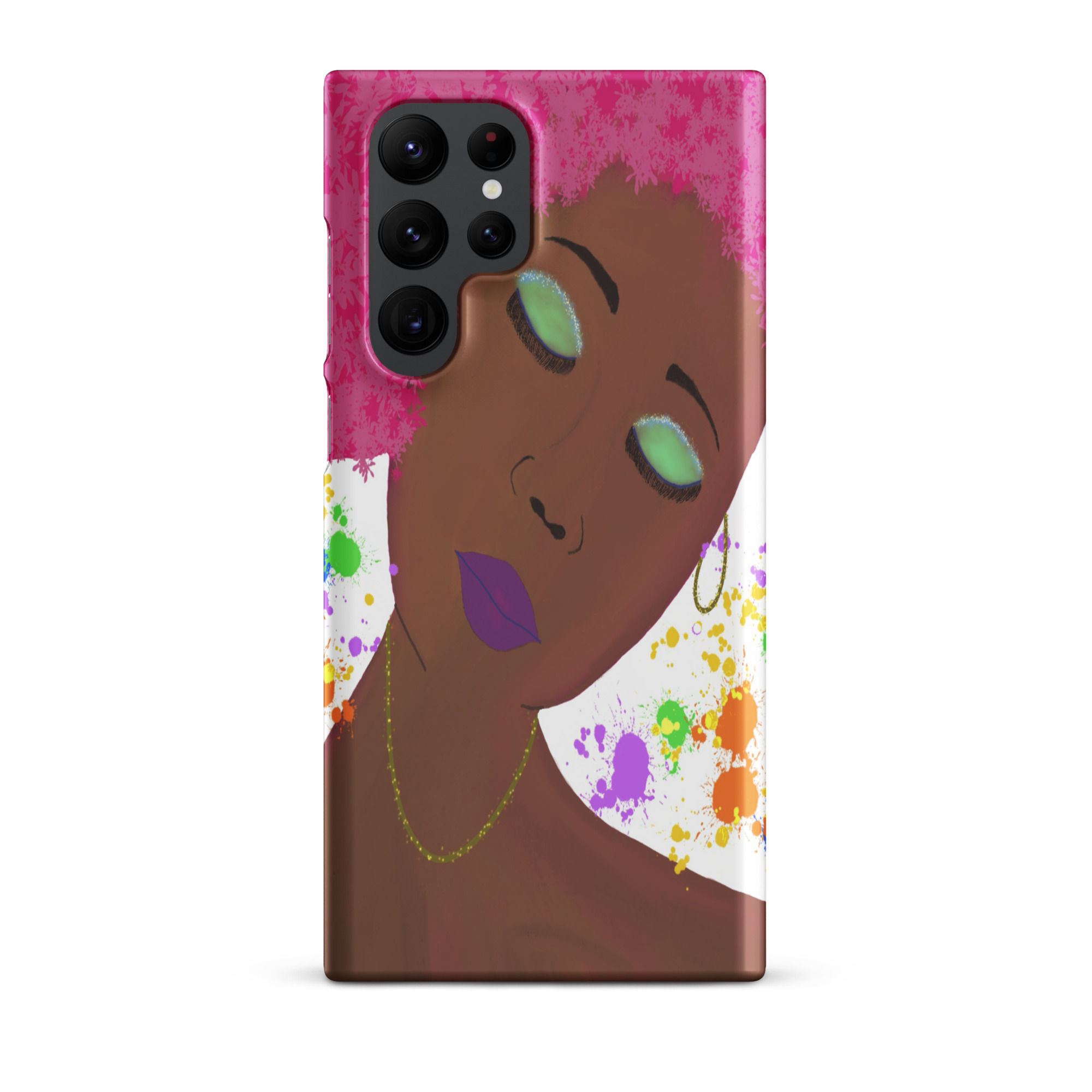'Melanin Blossom' Snap case for Samsung®