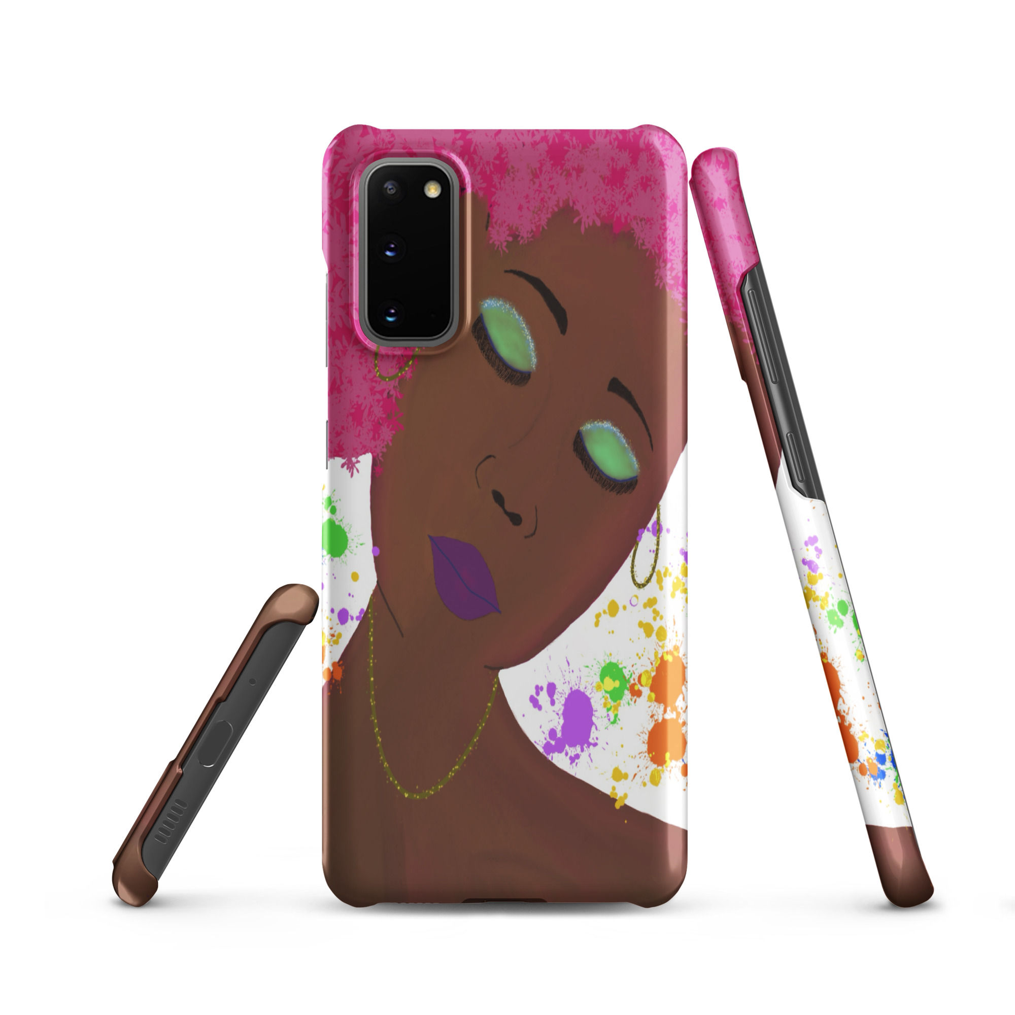 'Melanin Blossom' Snap case for Samsung®