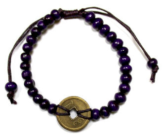 Bracelet Feng shui  - Violet