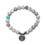 Miniature : Mala/bracelet en Amazonite élastique avec Bouddha