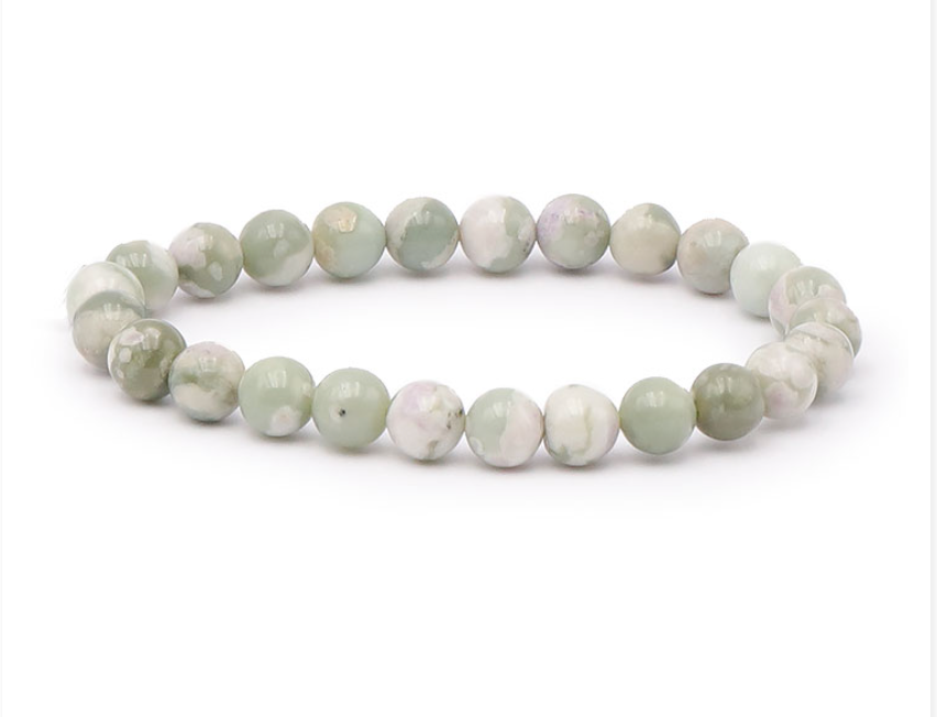 Bracelet boule 08mm Jade de Hetian